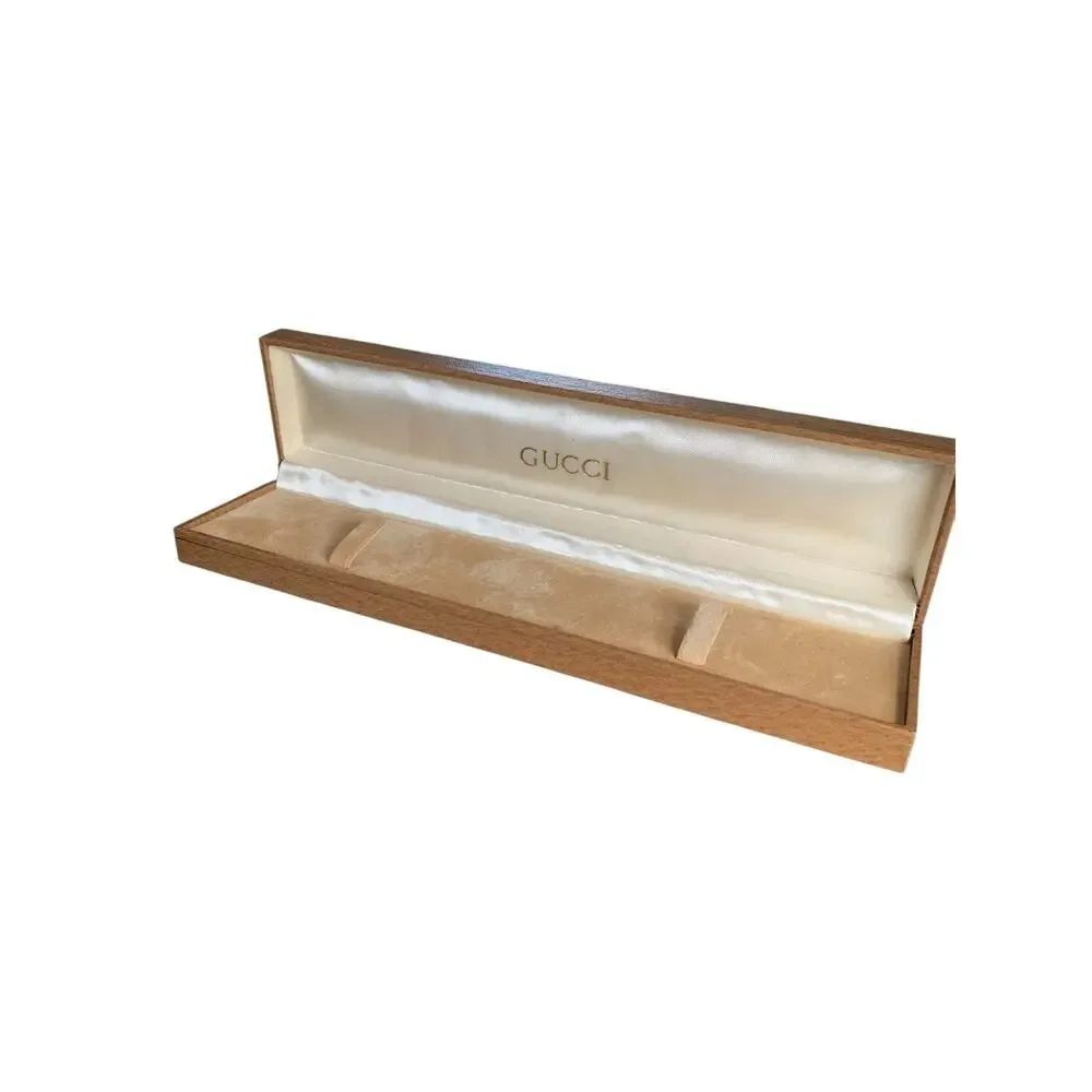 Gucci Vintage Authentic Empty Watch Presentation Gift Box Case Interlocking G